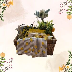 Lemon-Themed Gift Basket